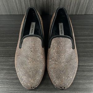 BLUSH PINK STEVE MADDEN CAVIAR LOAFERS